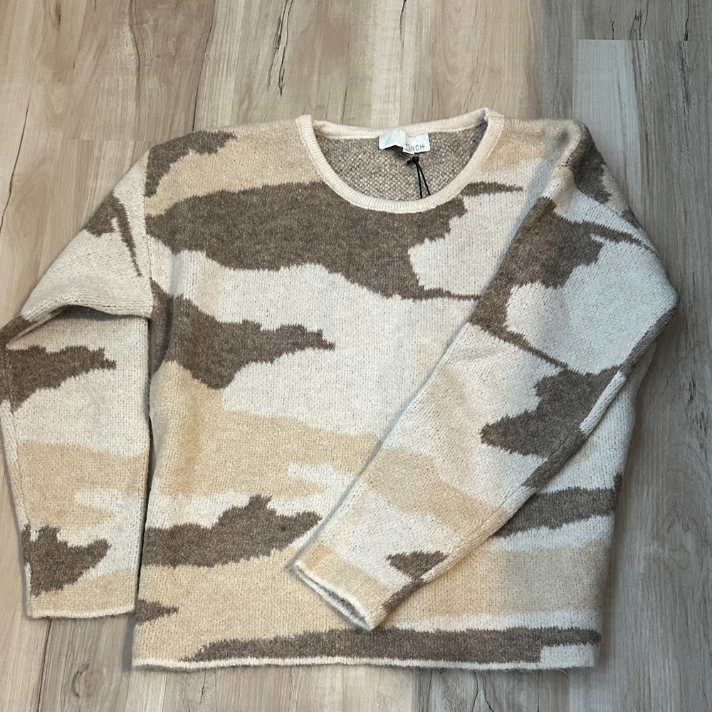 Women’s Beige and Brown Sweater